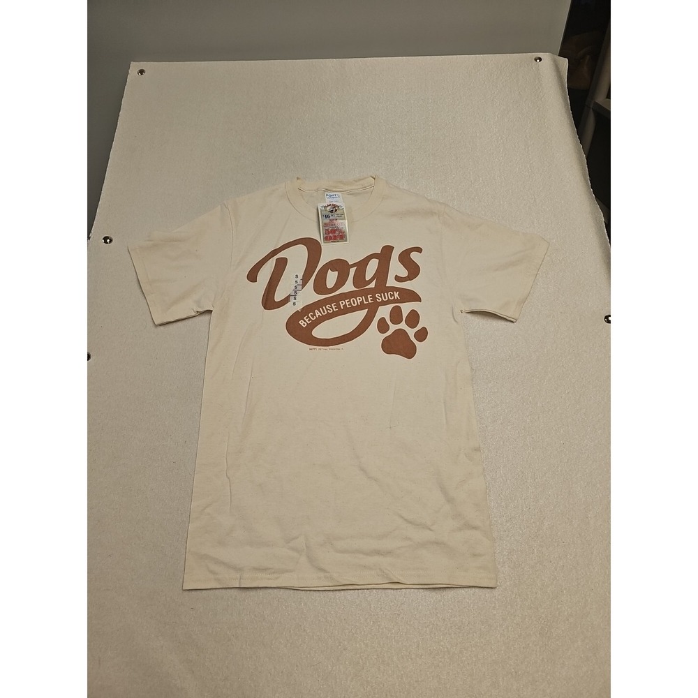 Dogs Because People Suck Funny Dog Owner Shirts Dog Kissimmee FL Size S New